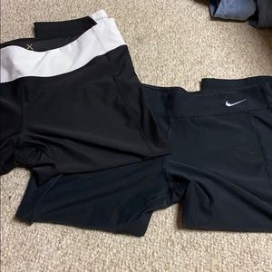 Two Capri Workout Leggings